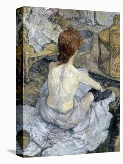 Rousse (La Toilette)-Henri de Toulouse-Lautrec-Premier Image Canvas