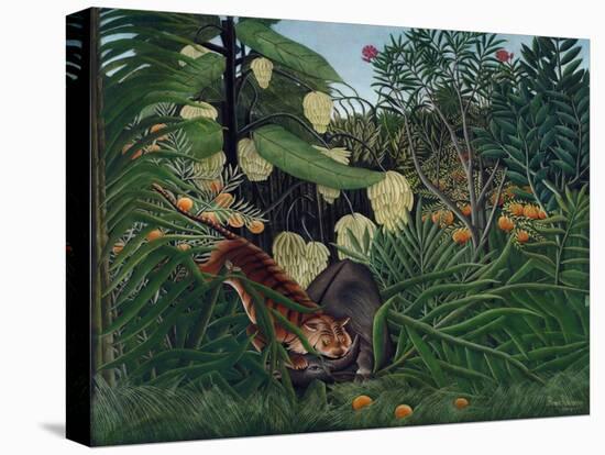 Rousseau's Jungle I-Henri Rousseau-Stretched Canvas