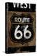 Route 66 West-Luke Wilson-Stretched Canvas