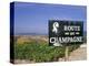 Route Du Champagne Sign, Near Epernay, Marne, Champagne Ardenne, France-Michael Busselle-Premier Image Canvas