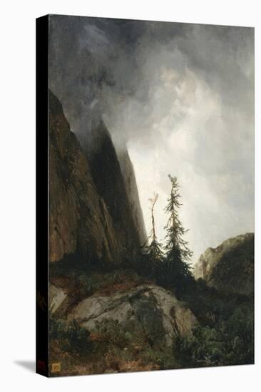 Route du Grimsel, canton de Berne dit aussi Un orage dans les montagnes-Alexandre Calame-Premier Image Canvas