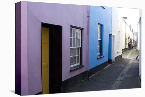 Row of Coloured Houses-Natalie Tepper-Stretched Canvas