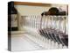 Row of Glasses for Tasting, Chateau Baron Pichon Longueville, Pauillac, Medoc, Bordeaux, France-Per Karlsson-Premier Image Canvas