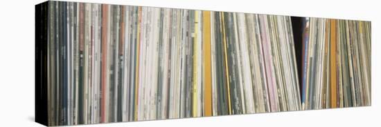 Row of Music Records, Germany-null-Premier Image Canvas