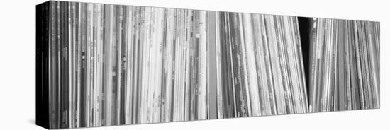 Row of Music Records, Germany-null-Stretched Canvas