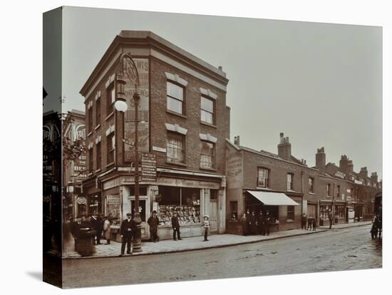 Row of Shops in Lea Bridge Road, Hackney, London, September 1909-null-Premier Image Canvas