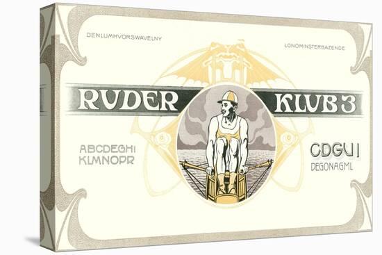 Rower, Ruder Klub 3-null-Stretched Canvas