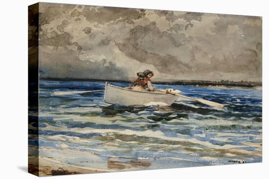 Rowing at Prout's Neck, 1887-Winslow Homer-Premier Image Canvas
