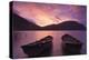Rowing Boats on Crummock Water at Sunset-Markus Lange-Premier Image Canvas