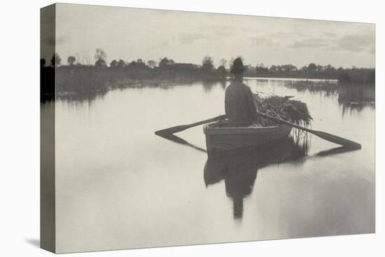 Rowing Home the Schoof-Stuff (Peat Returned by Boat)-Peter Henry Emerson-Premier Image Canvas