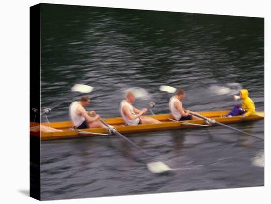 Rowing Shell in Montlake Cut, Seattle, Washington, USA-Stuart Westmoreland-Premier Image Canvas