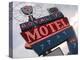 Royal 7 Motel Sign, Bozeman, Montana, USA-Nancy & Steve Ross-Premier Image Canvas