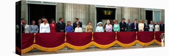 Royal Family on Queen Mother's 100th Birthday, Friday August 5, 2000-null-Premier Image Canvas