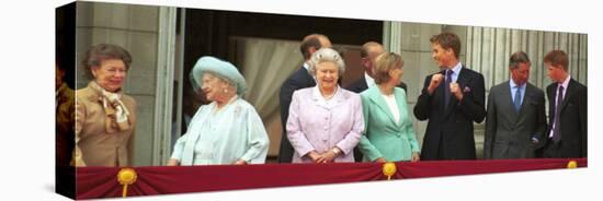 Royal Family on Queen Mother's 100th Birthday, Friday August 5, 2001-null-Premier Image Canvas