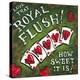 Royal Flush-Janet Kruskamp-Stretched Canvas