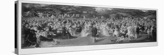 Royal Garden Party at Chiswick House, Hounslow, London, C1875-null-Premier Image Canvas