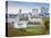 Royal Greenwich Park, National Maritime Musuem, and Canary Wharf in Autumn, London, England-Jane Sweeney-Premier Image Canvas