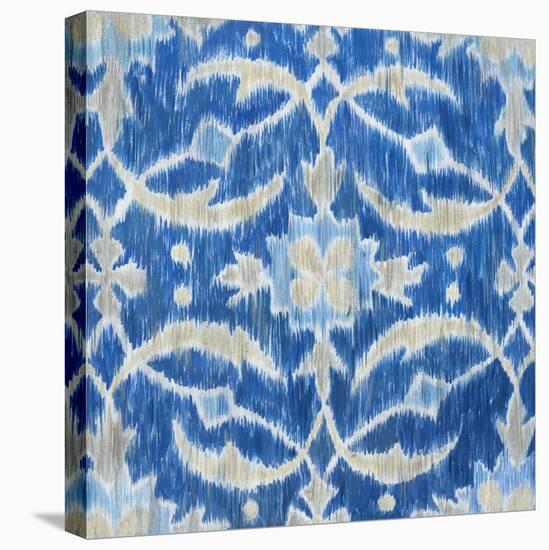 Royal Ikat I-Megan Meagher-Stretched Canvas