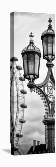 Royal Lamppost UK and London Eye - Millennium Wheel - London - England - Door Poster-Philippe Hugonnard-Premier Image Canvas