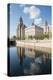 Royal Liver Building, Cunard Building and Port of Liverpool Building, UNESCO World Heritage Site-Frank Fell-Premier Image Canvas