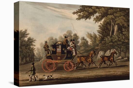 Royal Mail Coach, 1829 (Coloured Engraving)-James Pollard-Premier Image Canvas