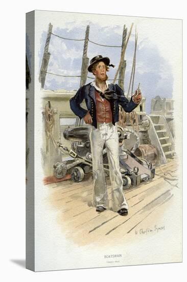 Royal Navy Boatswain, C1829-William Christian Symons-Premier Image Canvas