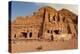 Royal Tombs at Ancient Nabatean City of Petra, Wadi Musa, Ma'an Governorate, Jordan-null-Premier Image Canvas