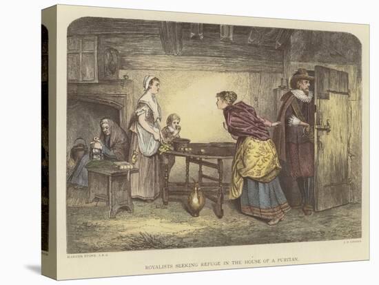 Royalists Seeking Refuge in the House of a Puritan-Marcus Stone-Premier Image Canvas