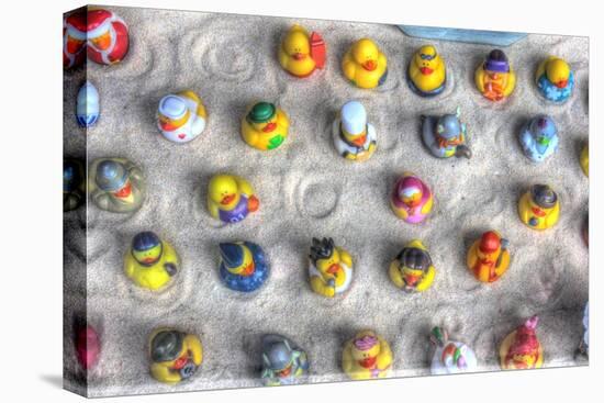 Rubber Duckies from Above-Robert Goldwitz-Premier Image Canvas