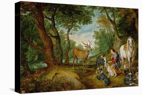 Rubens and Peter Brueghel the Younger: The Vision of Saint Hubertus-Peter Paul Rubens-Premier Image Canvas