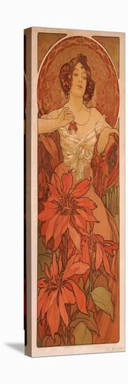 Ruby (From the Series the Gem)-Alphonse Mucha-Premier Image Canvas