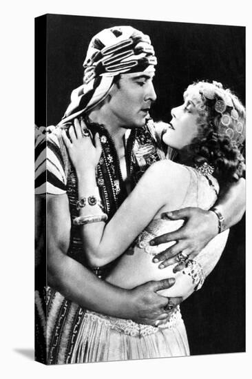 Rudolf Valentino as Ahmed and Vilma Banky as Yasmin in 'son of the Sheik' 1926, C.1930 (B/W Photo)-American Photographer-Premier Image Canvas