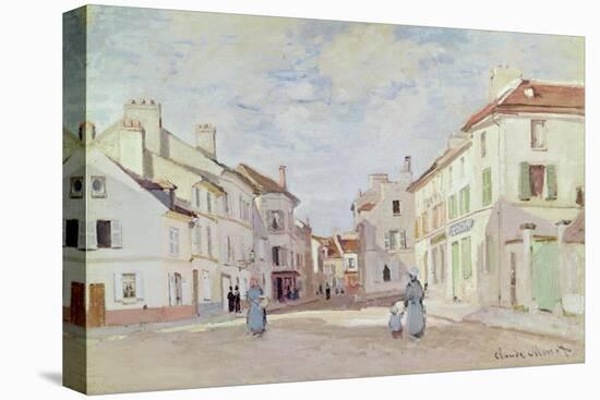 Rue De La Chaussee at Argenteuil-Claude Monet-Premier Image Canvas