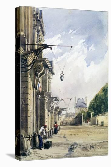 Rue De Rivoli, Near the Tuileries, Paris, 1831-William Callow-Premier Image Canvas