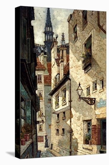 Rue Des Chartres, Old Paris, 1878-Edwin Deakin-Premier Image Canvas