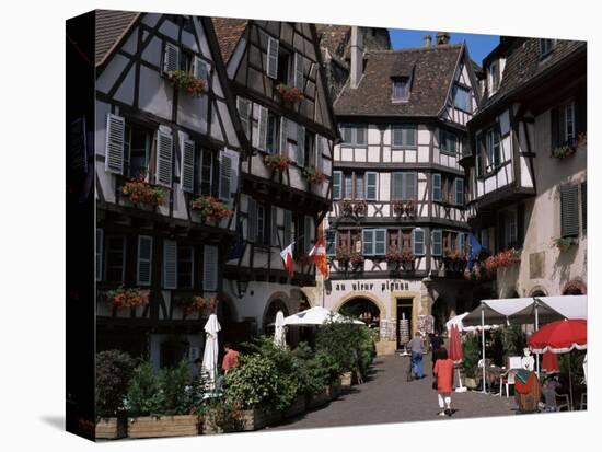 Rue Des Marchands, Colmar, Alsace, France-Guy Thouvenin-Premier Image Canvas