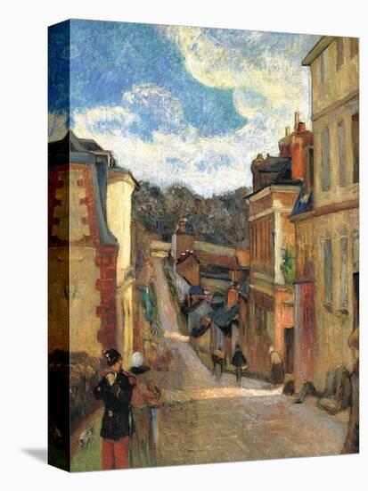 Rue Jouvenet in Rouen, 1884-Paul Gauguin-Premier Image Canvas
