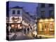 Rue Norvins and Sacre Coeur, Montmartre, Paris, France-Walter Bibikow-Premier Image Canvas