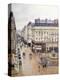 Rue Saint Honore, Afternoon, Rain Effect-Camille Pissarro-Premier Image Canvas