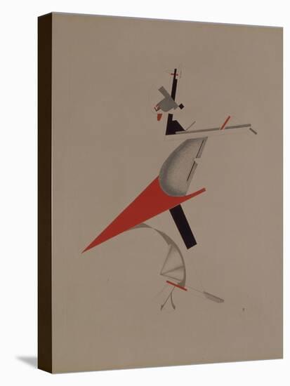 Ruffian, Figurine for the Opera Victory over the Sun by A. Kruchenykh, 1920-1921-El Lissitzky-Premier Image Canvas