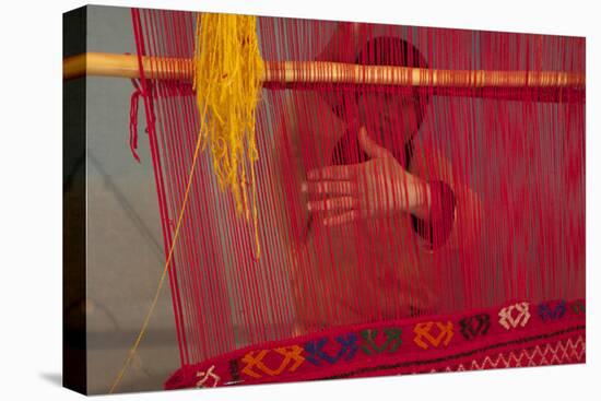 Rug making is a typical women job.-Michele Molinari-Premier Image Canvas