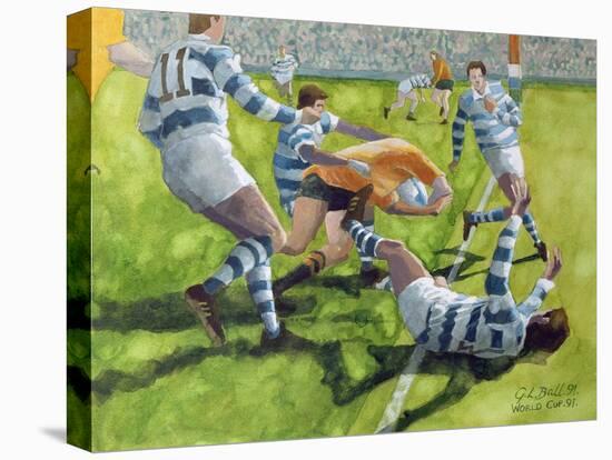 Rugby Match: Australia v Argentina in the World Cup, 1991-Gareth Lloyd Ball-Premier Image Canvas