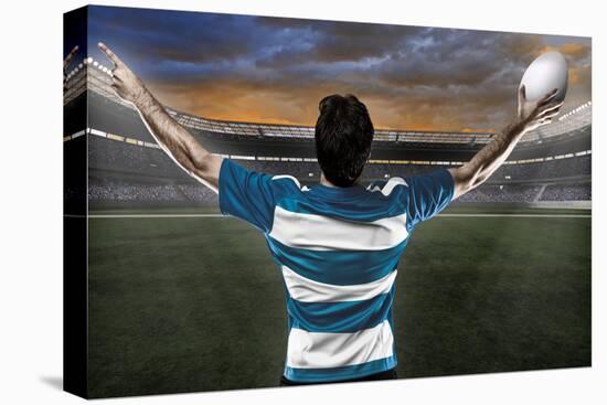 Rugby Player-Beto Chagas-Premier Image Canvas