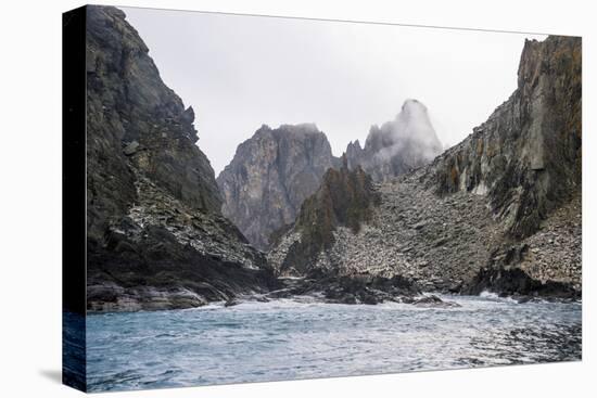 Rugged coastline of Elephant Island, South Shetland Islands, Antarctica, Polar Regions-Michael Runkel-Premier Image Canvas