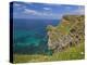 Rugged North Cornwall Coastline at Hell's Mouth Bay, Hudder Down, Cornwall, England-Neale Clark-Premier Image Canvas