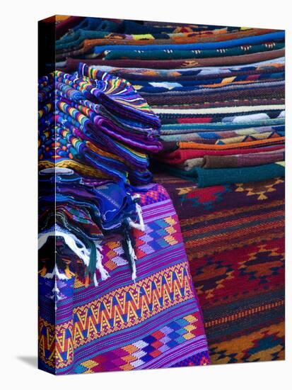 Rugs for Sale in Market, San Miguel De Allende, Mexico-Nancy Rotenberg-Premier Image Canvas