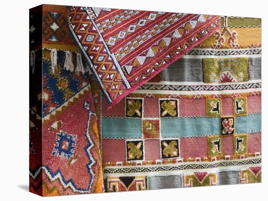 Rugs, Quartier Habous, New Medina, Casablanca, Morocco-Walter Bibikow-Premier Image Canvas