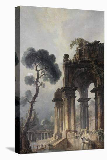 Ruins Near Water, c.1779-Hubert Robert-Premier Image Canvas