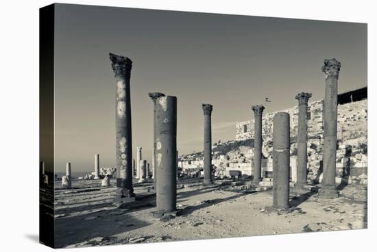 Ruins of ancient Jewish and Roman city, Umm Qais, Gadara, Jordan-null-Premier Image Canvas