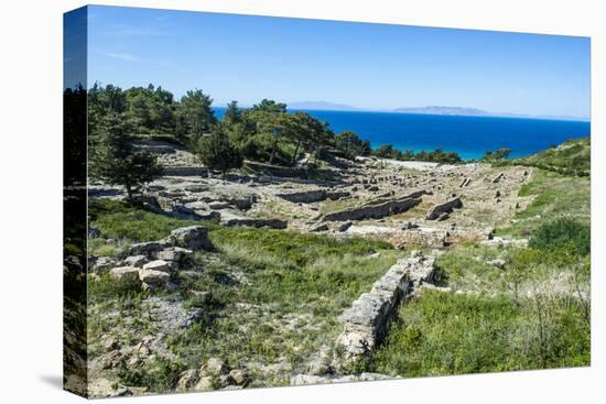 Ruins of Ancient Kameiros, Kalavarda, Rhodes, Dodecanese Islands, Greek Islands, Greece-Michael Runkel-Premier Image Canvas